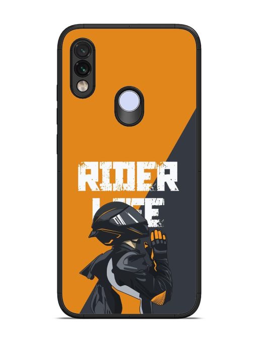 Ride Never Ends Glossy Soft Edge Case for Xiaomi Redmi Note 7 Chachhi