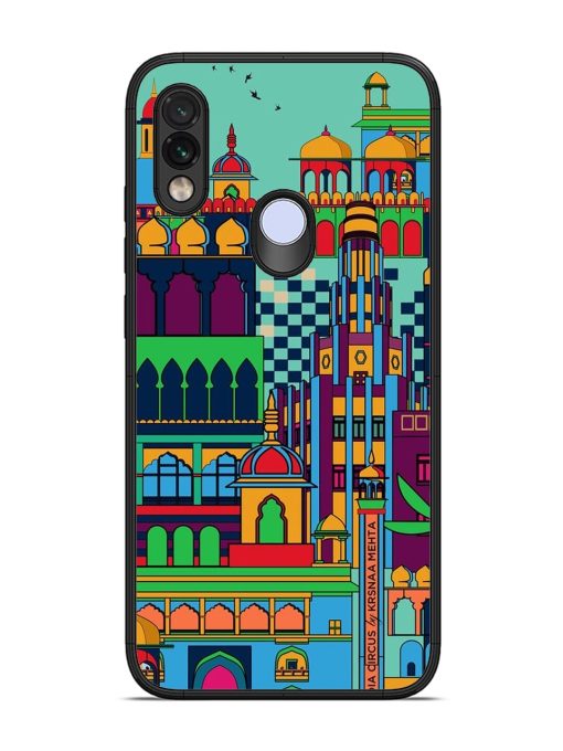 Indian Tapestry Glossy Soft Edge Case for Xiaomi Redmi Note 7 Chachhi