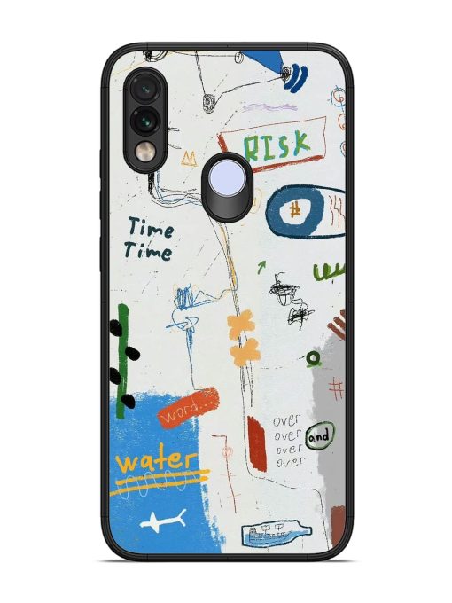 Mind Map Madness Glossy Soft Edge Case for Xiaomi Redmi Note 7 Chachhi