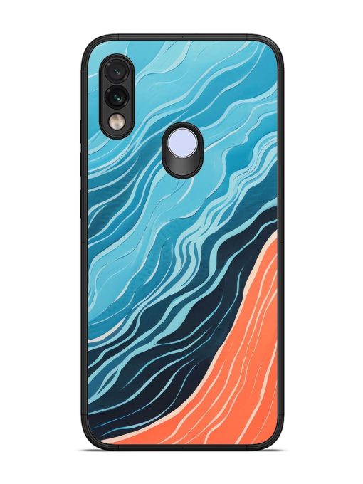 Oceanic Divide Glossy Soft Edge Case for Xiaomi Redmi Note 7 Chachhi