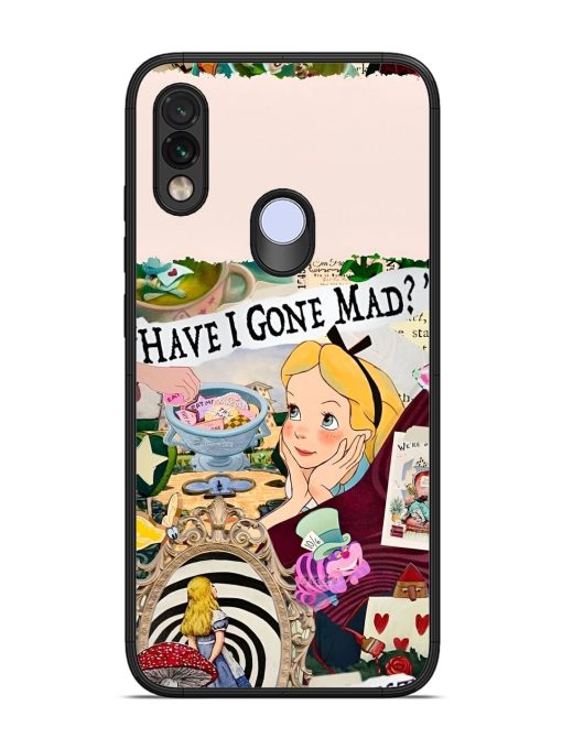 Mad Hatter'S Collage Glossy Soft Edge Case for Xiaomi Redmi Note 7 Chachhi