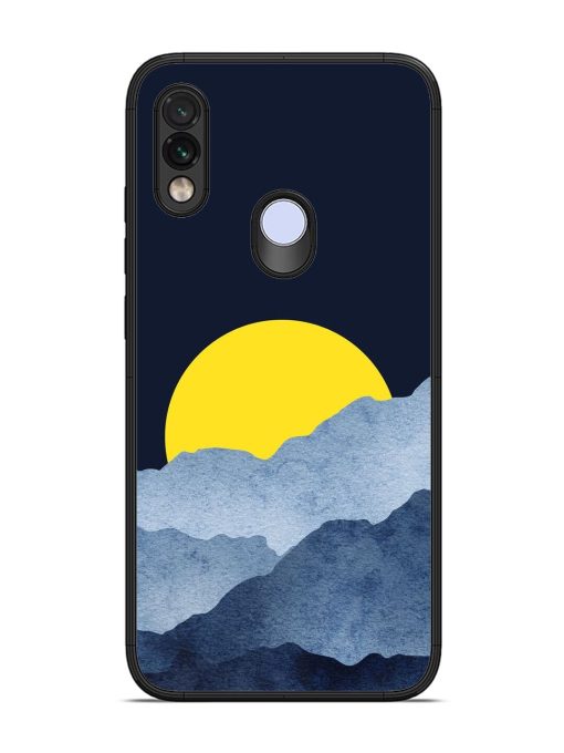 Golden Hour Horizon Glossy Soft Edge Case for Xiaomi Redmi Note 7 Chachhi