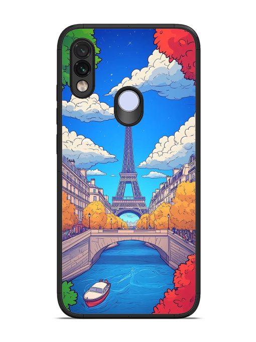 Parisian Panorama Glossy Soft Edge Case for Xiaomi Redmi Note 7 Chachhi