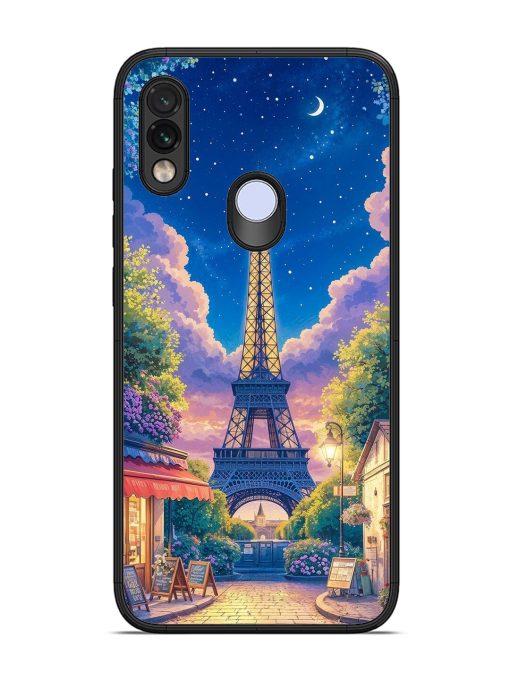 Twilight In Paris Glossy Soft Edge Case for Xiaomi Redmi Note 7 Chachhi