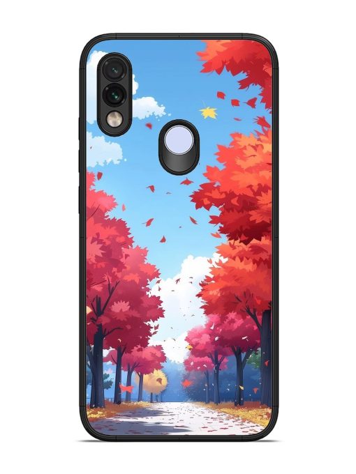 Autumn'S Embrace Glossy Soft Edge Case for Xiaomi Redmi Note 7 Chachhi