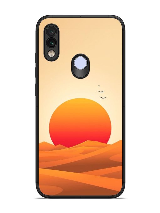 Desert Sunset Glossy Soft Edge Case for Xiaomi Redmi Note 7 Chachhi