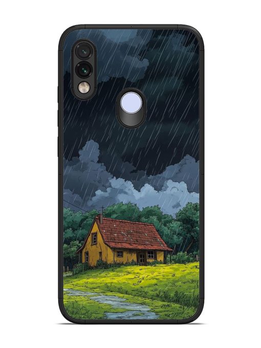 Rainy Day Retreat Glossy Soft Edge Case for Xiaomi Redmi Note 7 Chachhi