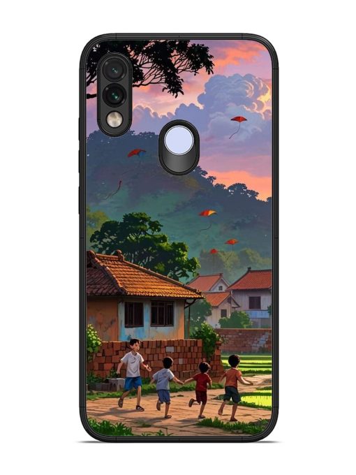 Sunset Play Glossy Soft Edge Case for Xiaomi Redmi Note 7 Chachhi