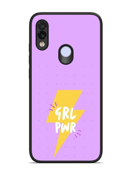 Girl Power Spark Glossy Soft Edge Case for Xiaomi Redmi Note 7 Chachhi