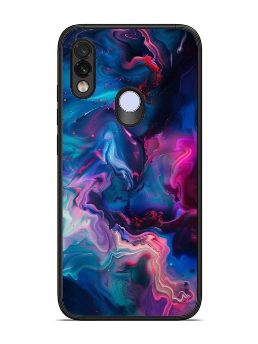 Cosmic Swirl Glossy Soft Edge Case for Xiaomi Redmi Note 7 Chachhi