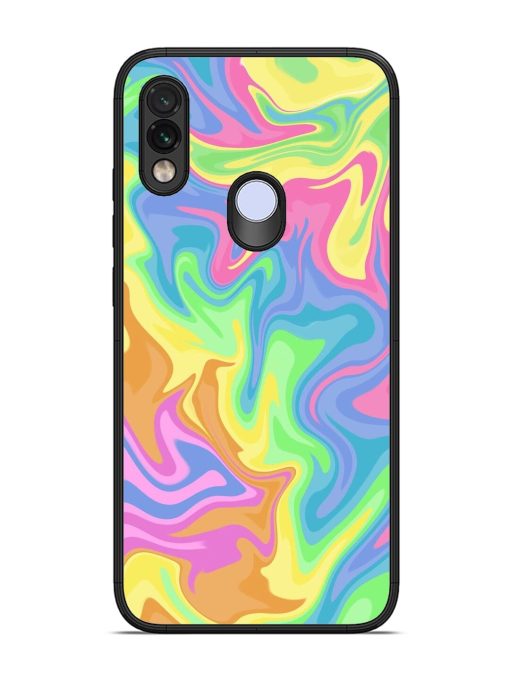 Whimsical Swirl Glossy Soft Edge Case for Xiaomi Redmi Note 7