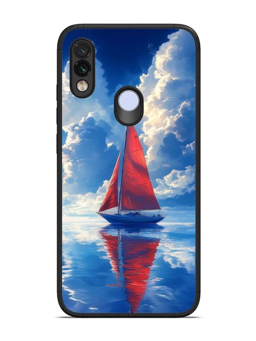 Crimson Sails Glossy Soft Edge Case for Xiaomi Redmi Note 7 Chachhi