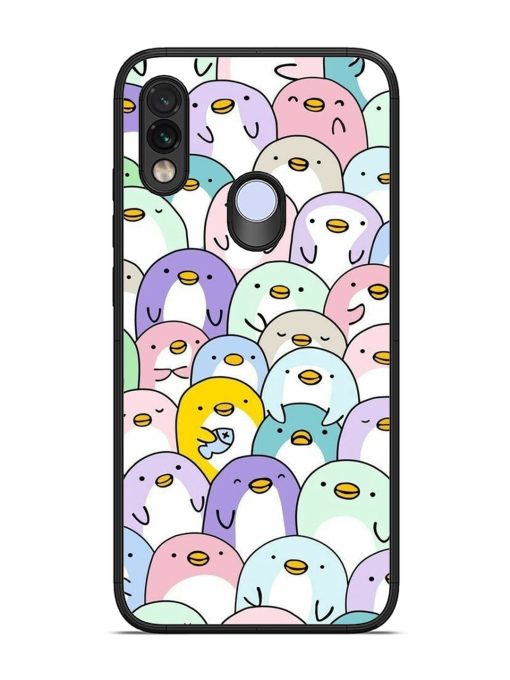 Penguin Party Glossy Soft Edge Case for Xiaomi Redmi Note 7 Chachhi