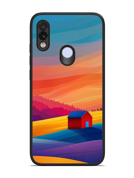 Sunset Solitude Glossy Soft Edge Case for Xiaomi Redmi Note 7 Chachhi