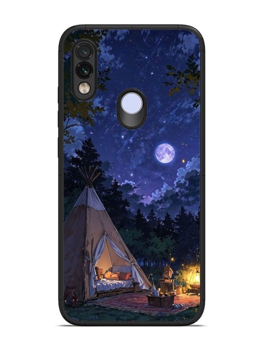 Moonlight Camping Glossy Soft Edge Case for Xiaomi Redmi Note 7