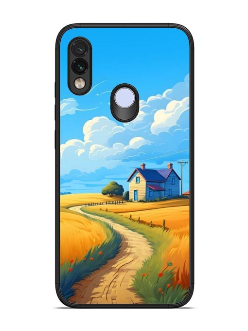 Countryside Cottage Glossy Soft Edge Case for Xiaomi Redmi Note 7 Chachhi