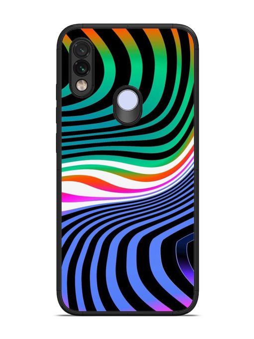 Psychedelic Waves Glossy Soft Edge Case for Xiaomi Redmi Note 7 Chachhi