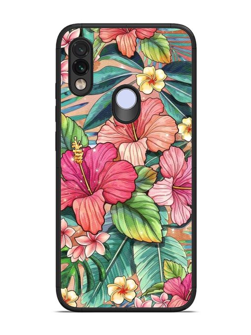 Tropical Tapestry Glossy Soft Edge Case for Xiaomi Redmi Note 7 Chachhi