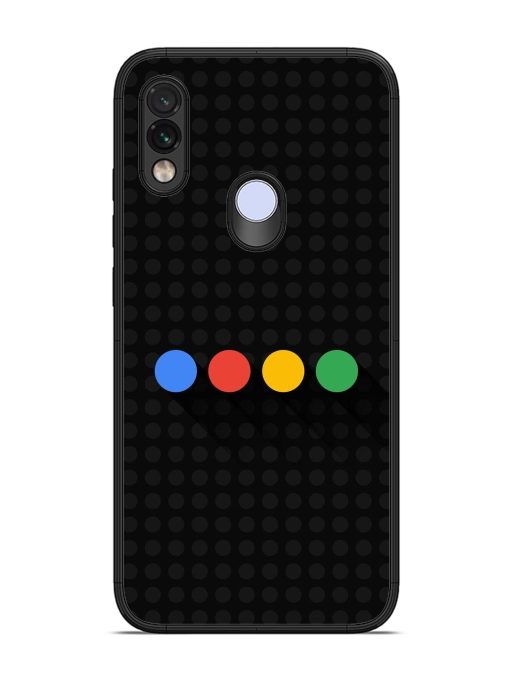 Google Dots Glossy Soft Edge Case for Xiaomi Redmi Note 7 Chachhi