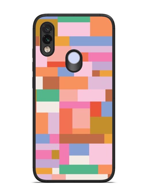 Colorful Chaos Glossy Soft Edge Case for Xiaomi Redmi Note 7 Chachhi