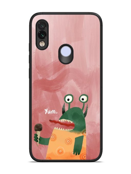 Hungry Monster Glossy Soft Edge Case for Xiaomi Redmi Note 7 Chachhi