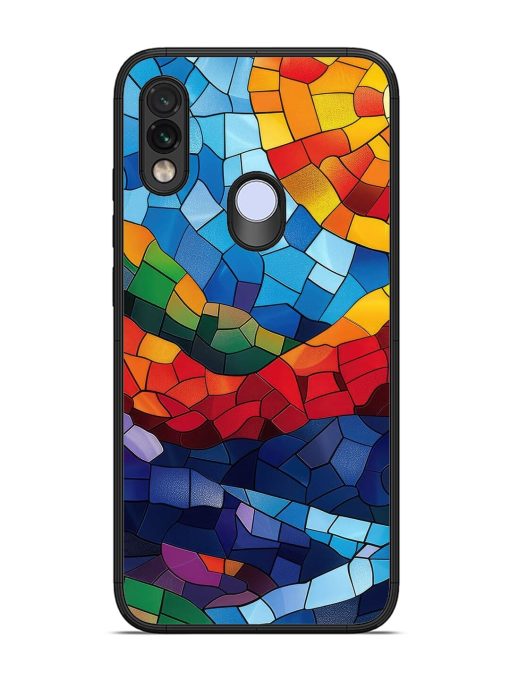 Mosaic Sunset Glossy Soft Edge Case for Xiaomi Redmi Note 7 Chachhi