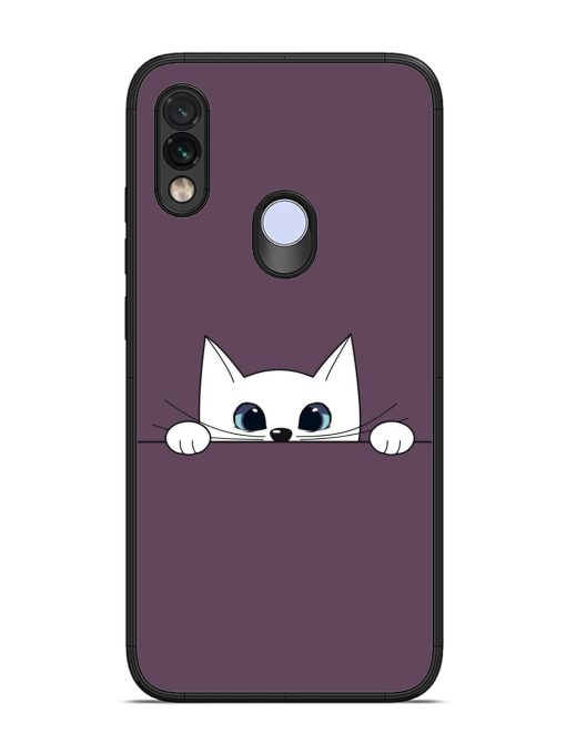 Peek-A-Boo Kitty Glossy Soft Edge Case for Xiaomi Redmi Note 7 Chachhi