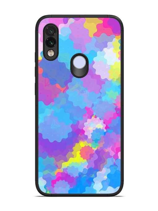 Psychedelic Cloud Burst Glossy Soft Edge Case for Xiaomi Redmi Note 7 Chachhi