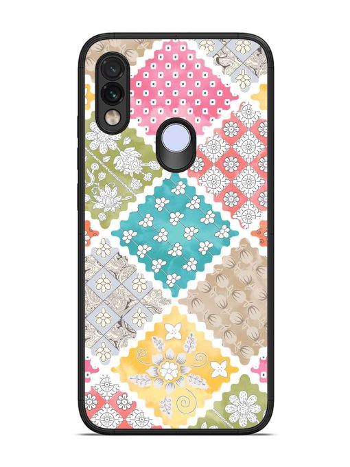 Patchwork Dreamscape Glossy Soft Edge Case for Xiaomi Redmi Note 7 Chachhi