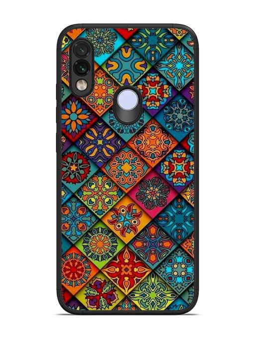 Patchwork Mandala Mosaic Glossy Soft Edge Case for Xiaomi Redmi Note 7 Chachhi