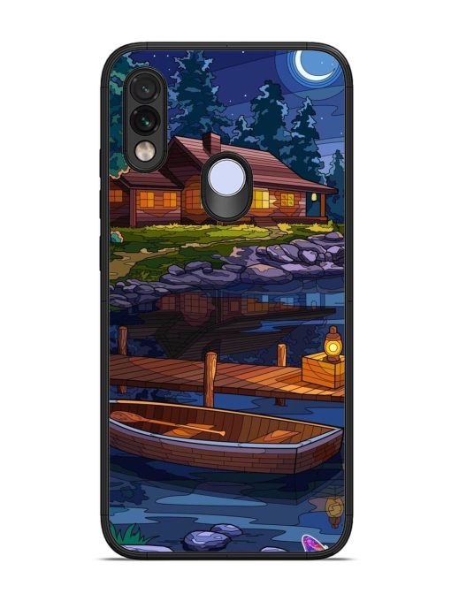 Moonlit Serenity Glossy Soft Edge Case for Xiaomi Redmi Note 7 Chachhi