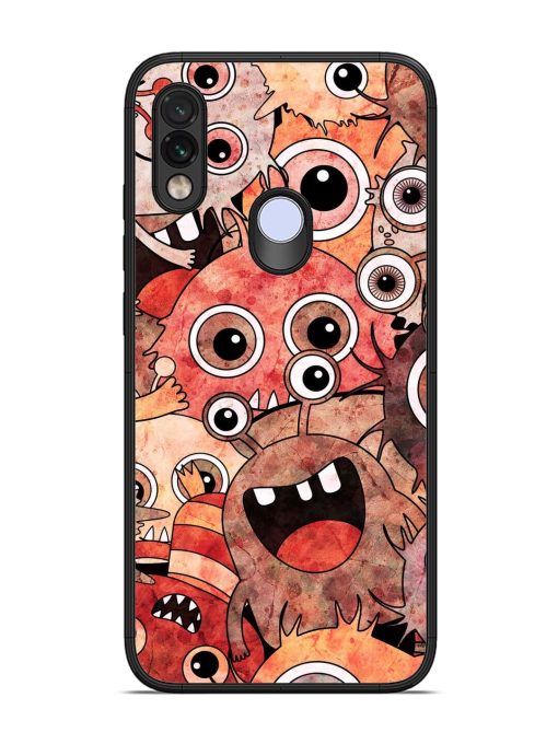 Monster Mash Glossy Soft Edge Case for Xiaomi Redmi Note 7 Chachhi