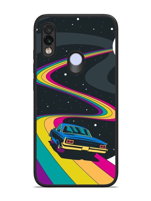 Rainbow Road Glossy Soft Edge Case for Xiaomi Redmi Note 7 Pro