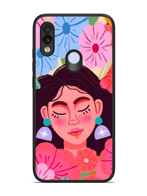 Blooming Serenity Glossy Soft Edge Case for Xiaomi Redmi Note 7 Pro