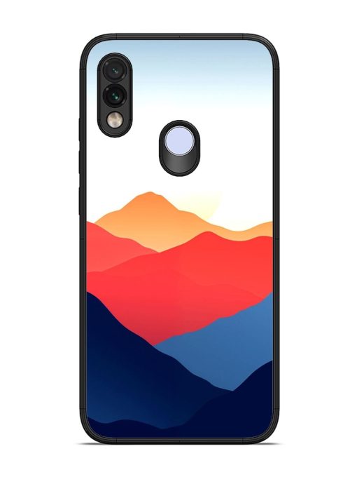 Sunset Peaks Glossy Soft Edge Case for Xiaomi Redmi Note 7 Pro