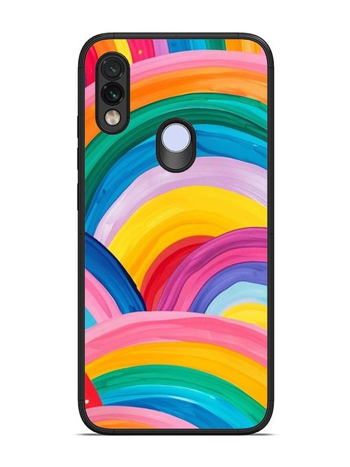 Rainbow Symphony Glossy Soft Edge Case for Xiaomi Redmi Note 7 Pro