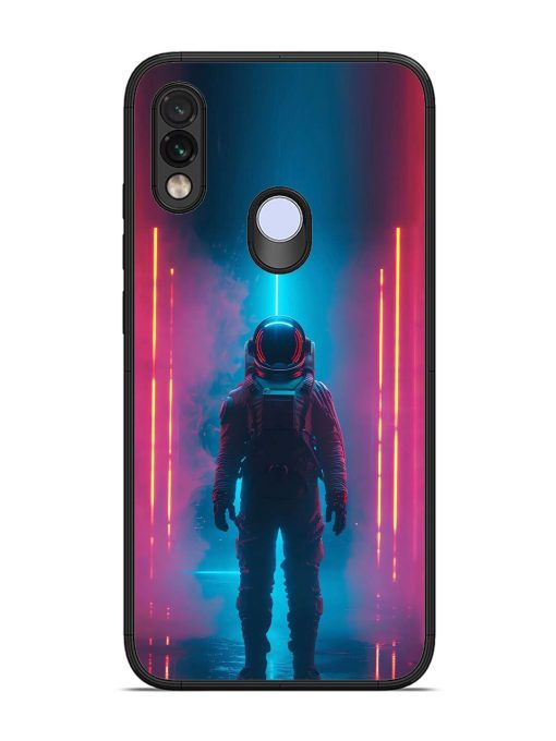 Neon Astronaut Glossy Soft Edge Case for Xiaomi Redmi Note 7 Pro