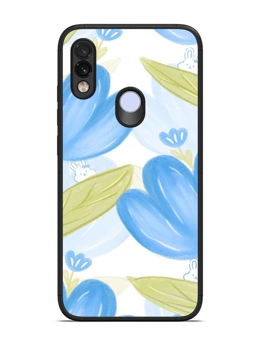 Bunny'S Blue Garden Glossy Soft Edge Case for Xiaomi Redmi Note 7 Pro