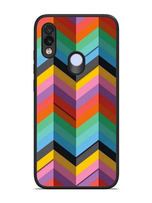 Colorful Zigzag Glossy Soft Edge Case for Xiaomi Redmi Note 7 Pro