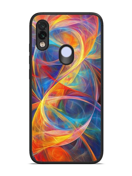 Cosmic Currents Glossy Soft Edge Case for Xiaomi Redmi Note 7 Pro