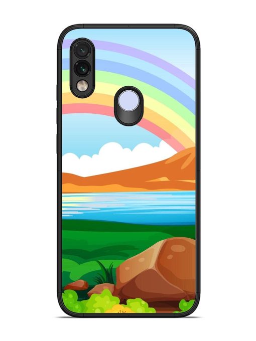 Rainbow Over The Lake Glossy Soft Edge Case for Xiaomi Redmi Note 7 Pro