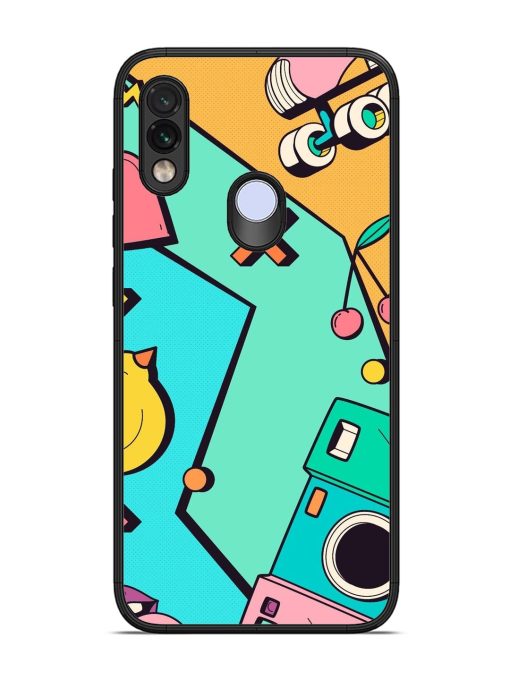 Retro Remix Glossy Soft Edge Case for Xiaomi Redmi Note 7S Chachhi