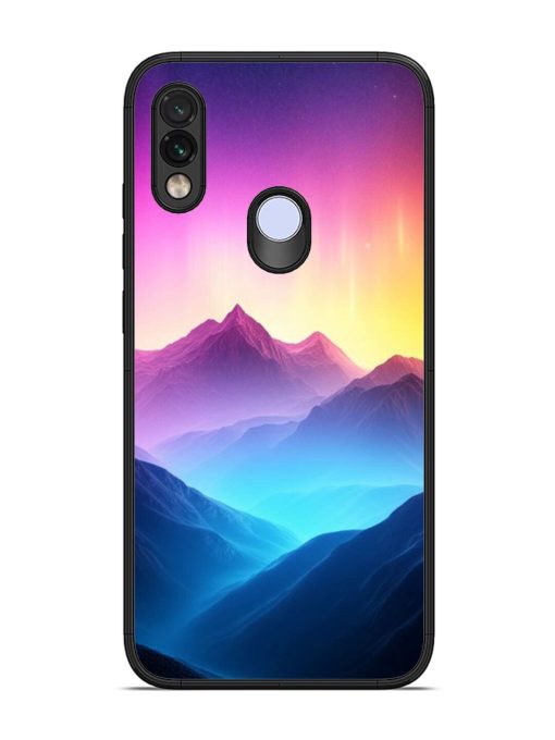 Cosmic Mountains Glossy Soft Edge Case for Xiaomi Redmi Note 7S Chachhi