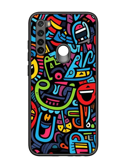 Doodlephoria Glossy Soft Edge Case for Xiaomi Redmi Note 8 Chachhi