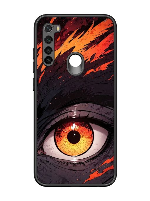 Inferno Gaze Glossy Soft Edge Case for Xiaomi Redmi Note 8 Chachhi