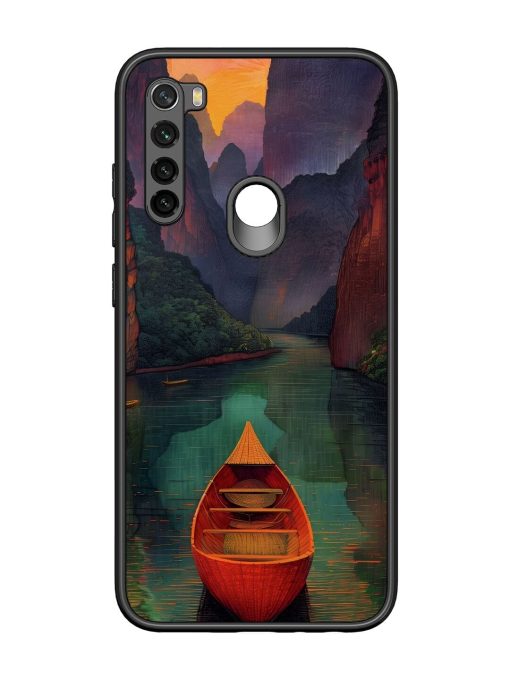 Serene Passage Glossy Soft Edge Case for Xiaomi Redmi Note 8 Chachhi