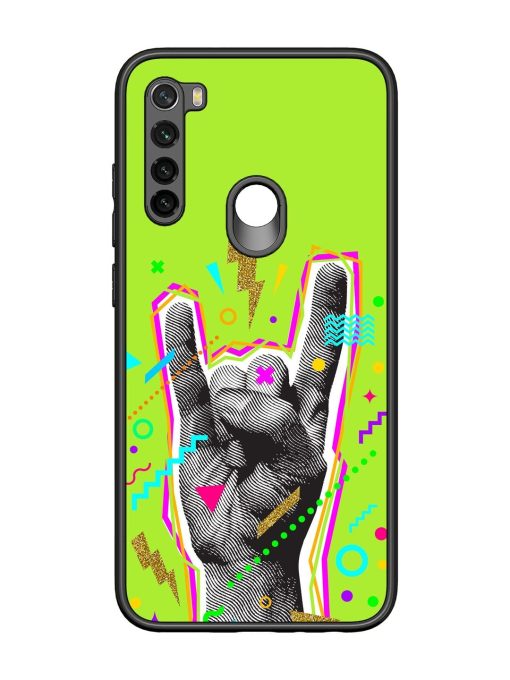 Neon Rock Glossy Soft Edge Case for Xiaomi Redmi Note 8 Chachhi