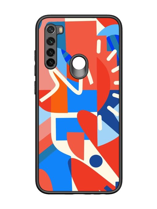 Abstract Harmony Glossy Soft Edge Case for Xiaomi Redmi Note 8 Chachhi