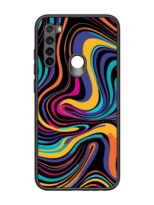 Psychedelic Swirl Glossy Soft Edge Case for Xiaomi Redmi Note 8 Chachhi