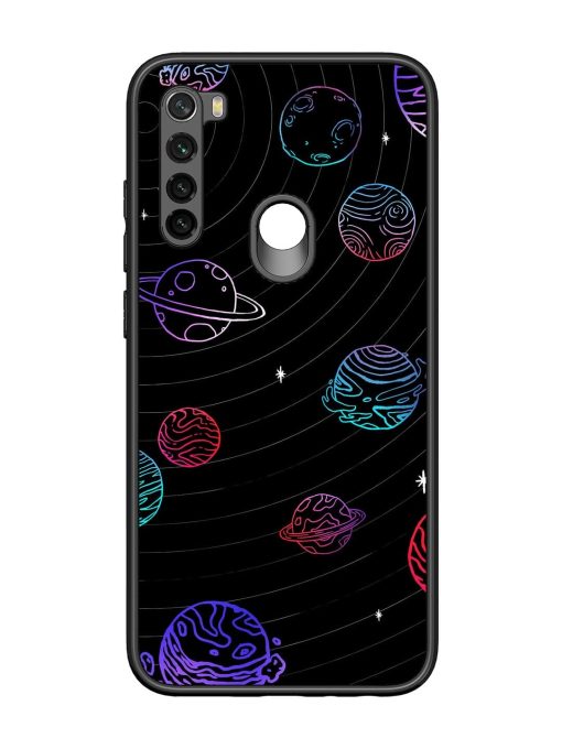 Cosmic Ballet Glossy Soft Edge Case for Xiaomi Redmi Note 8 Chachhi